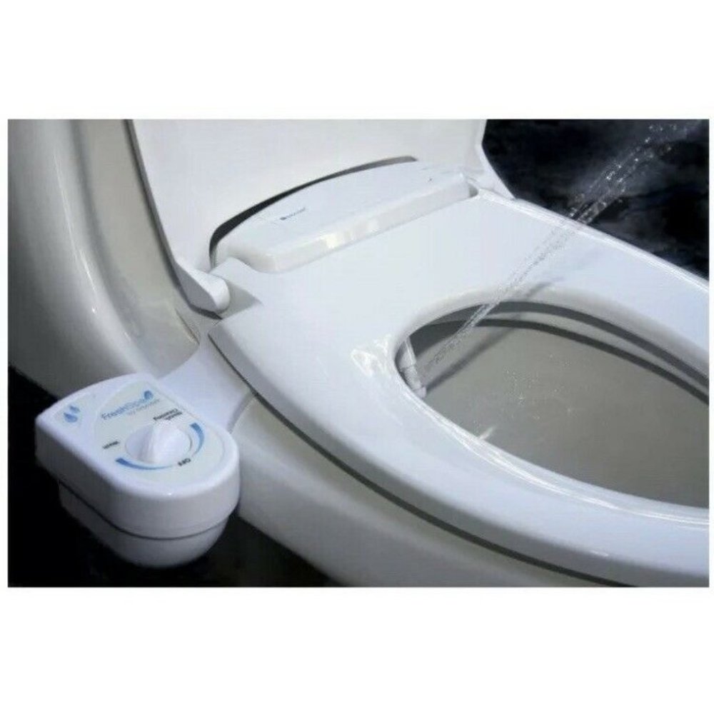 Brondell Inc. FS-10 FreshSpa Easy Bidet Toilet Attachment, White